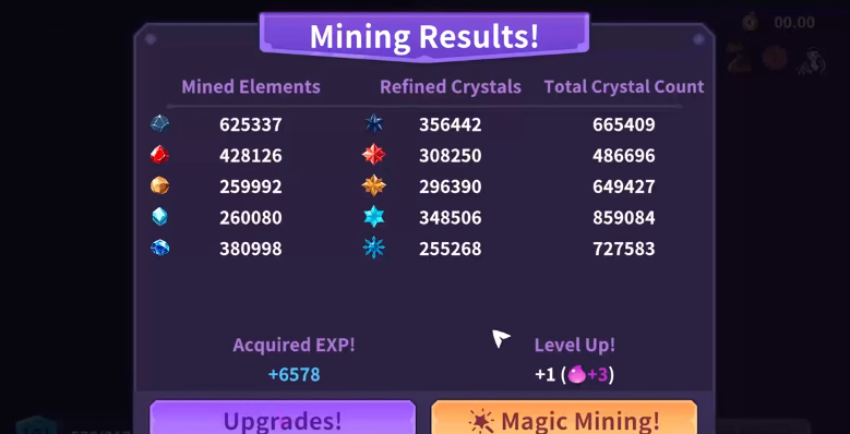 《Mining Wizards》demo