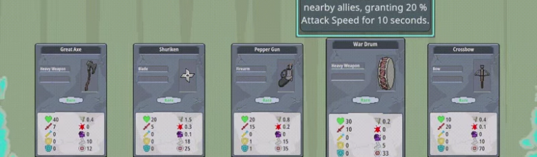 《GIVE ME A WEAPON!》demo