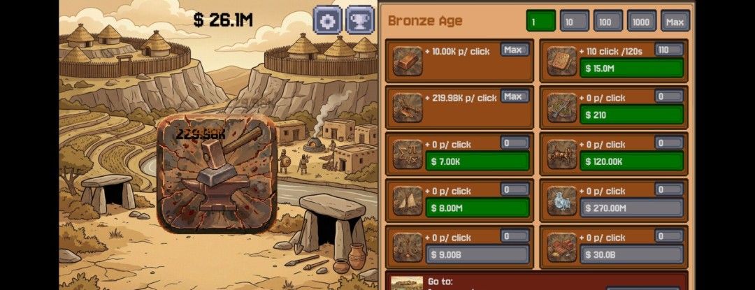 《Stone to Silicon - Idle Clicker》免安装版