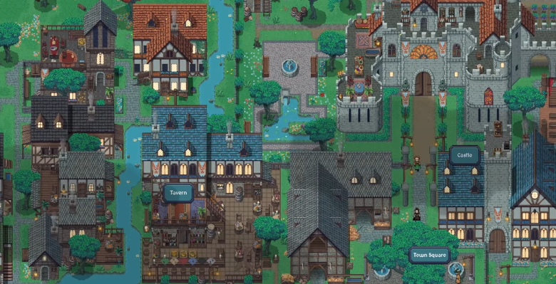 《炉火与村落》demo