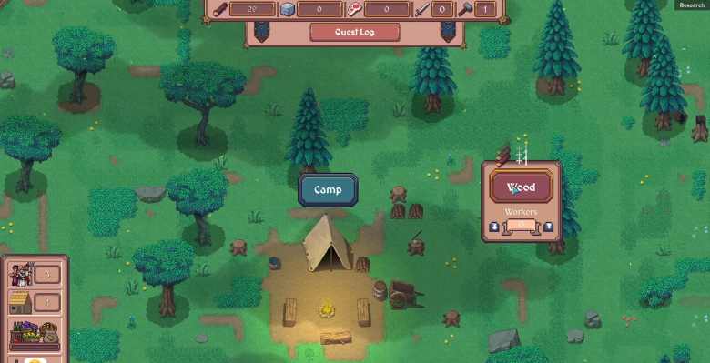 《炉火与村落》demo