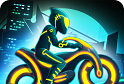 摩托车比赛：霓虹城的骑手logo图