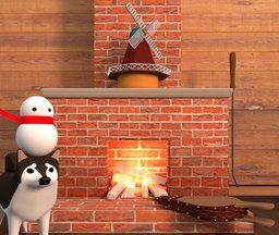 逃脱游戏：雪小屋logo图