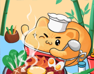 中华美食街logo图