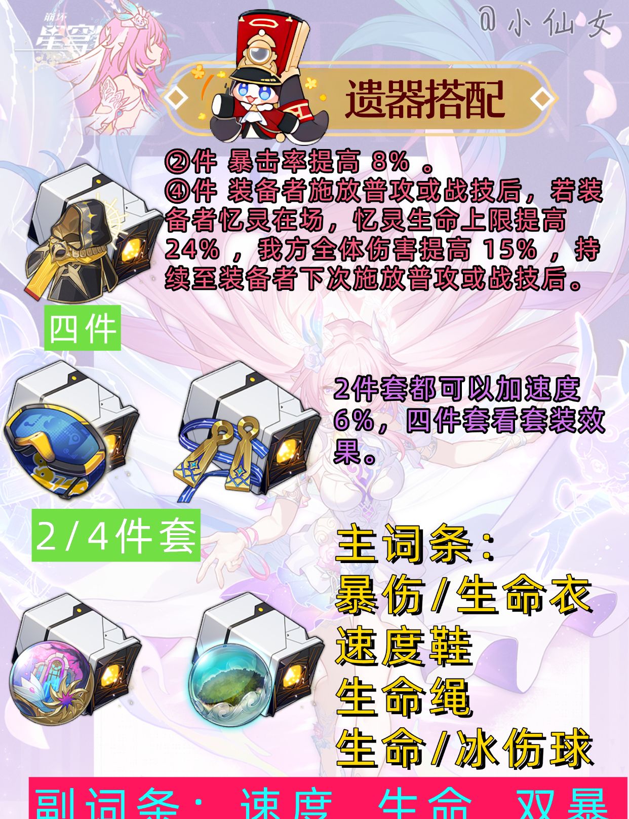 《崩坏星穹铁道》昔涟角色培养攻略