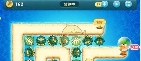 《保卫萝卜1》深海主题第2关金萝卜攻略