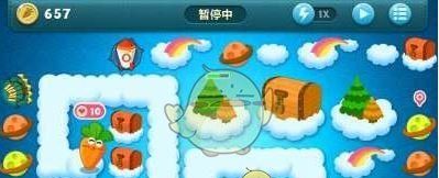 《保卫萝卜1》挑战主题第1关金萝卜攻略