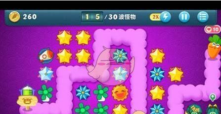 《保卫萝卜1》挑战主题第4关金萝卜攻略