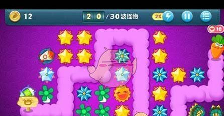 《保卫萝卜1》挑战主题第4关金萝卜攻略