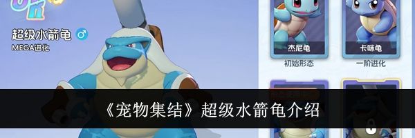《宠物集结》超级水箭龟介绍