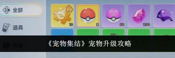 《宠物集结》宠物升级攻略