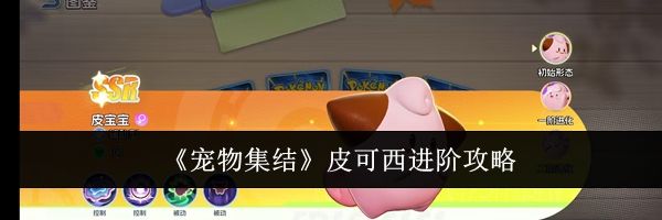 《宠物集结》皮可西进阶攻略