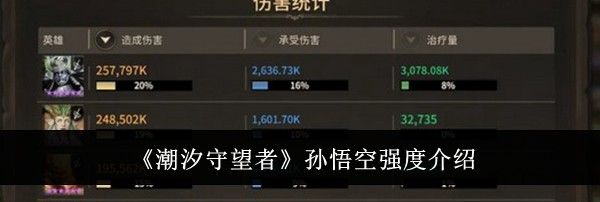 《潮汐守望者》孙悟空强度介绍