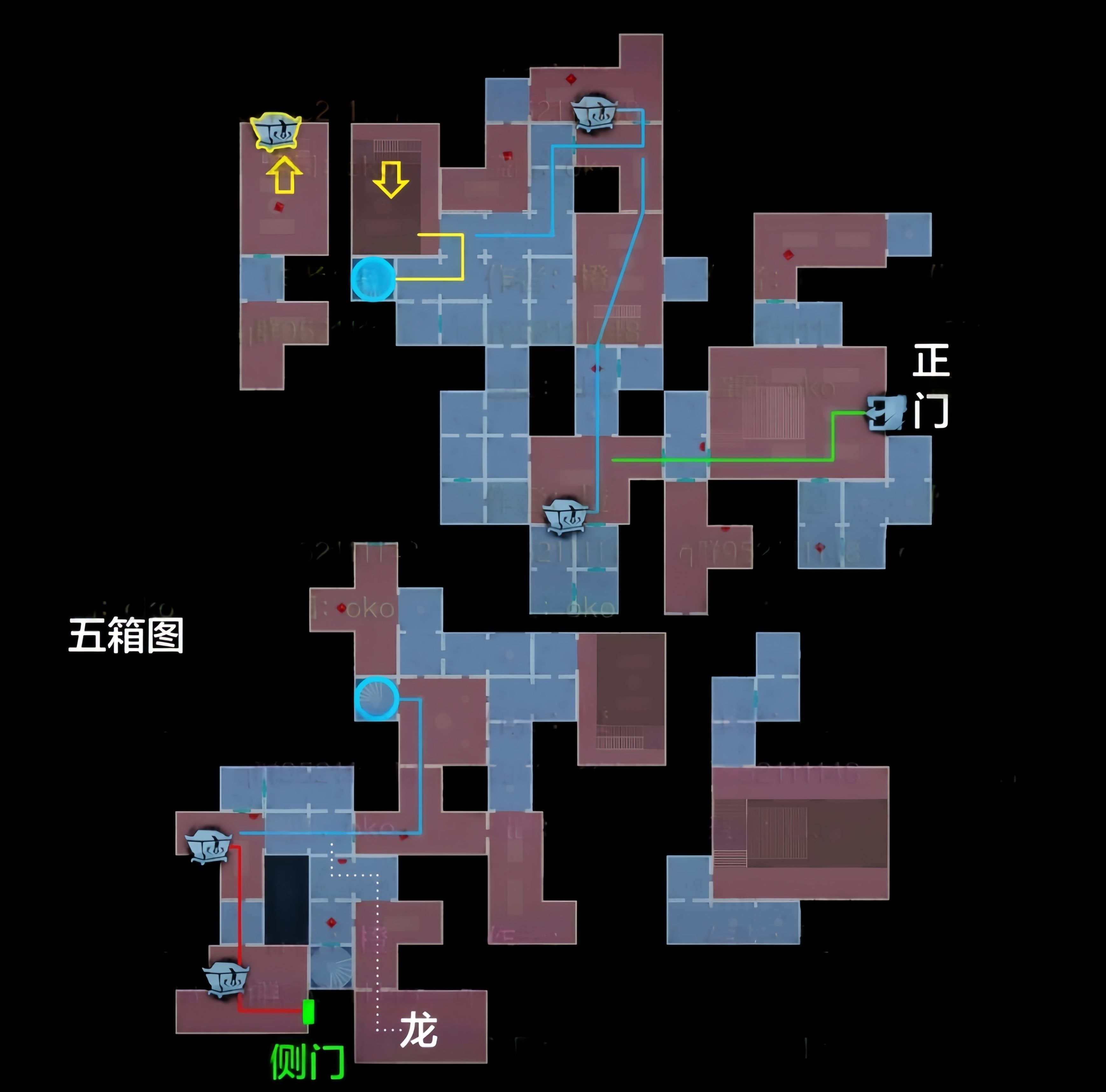 超自然行动组精绝古城极限┛型全地图小抄