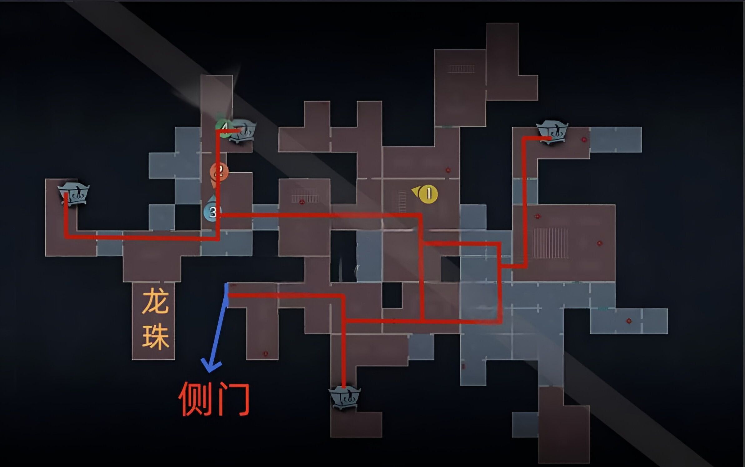 超自然行动组精绝古城困难┓型全地图小抄