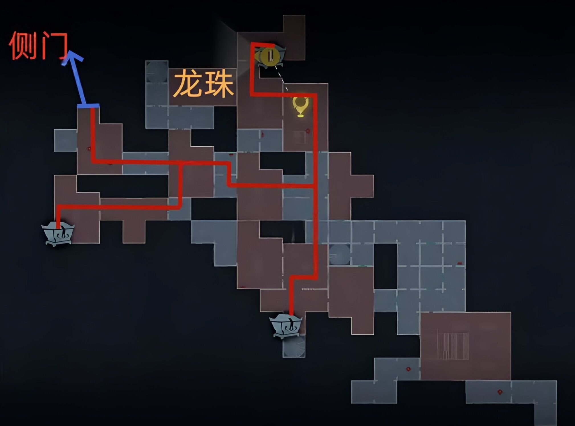 超自然行动组精绝古城困难┗型全地图小抄