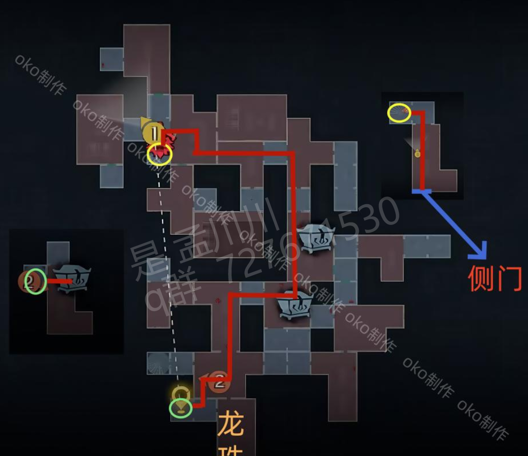 超自然行动组精绝古城困难┗型全地图小抄