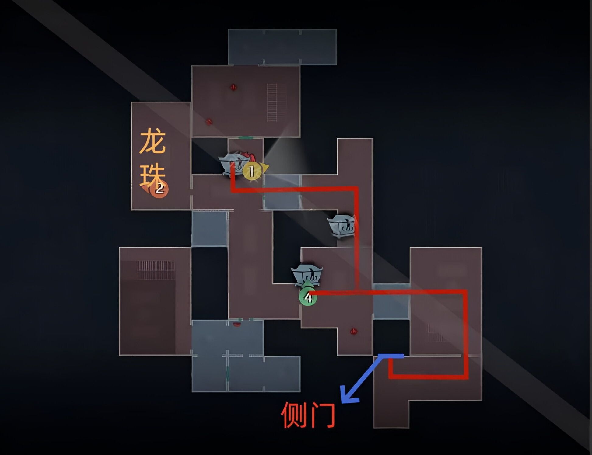 超自然行动组精绝古城困难┏型全地图小抄