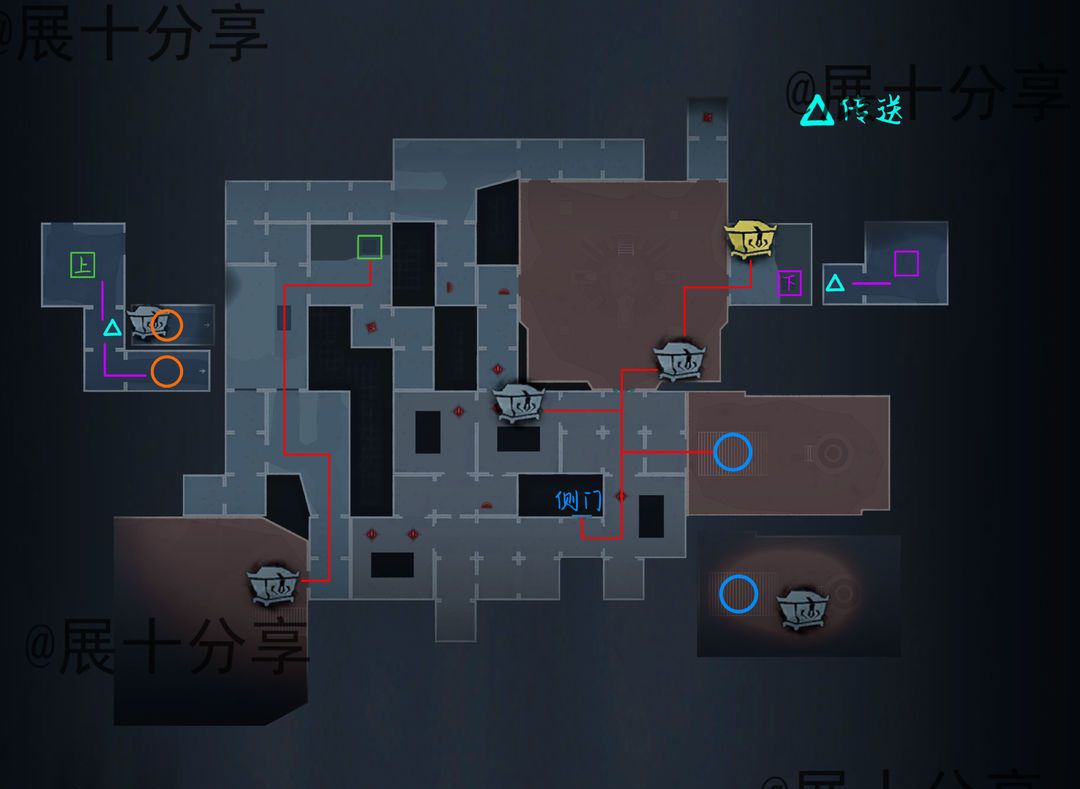 超自然行动组昆仑秘境极限侧门在【上】全地图小抄