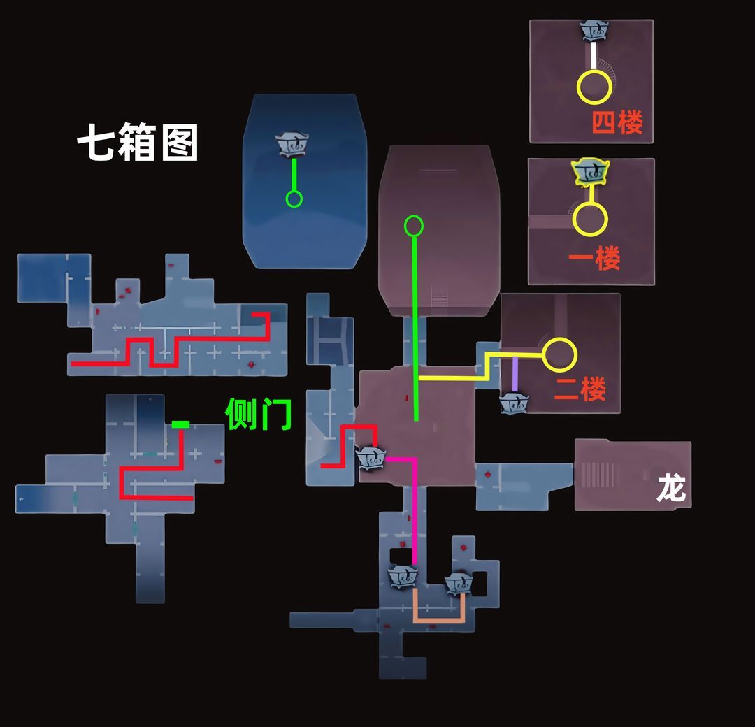 超自然行动组昆仑秘境极限侧门在【上】全地图小抄