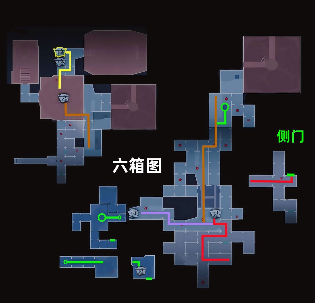 超自然行动组昆仑秘境极限侧门在【上】全地图小抄