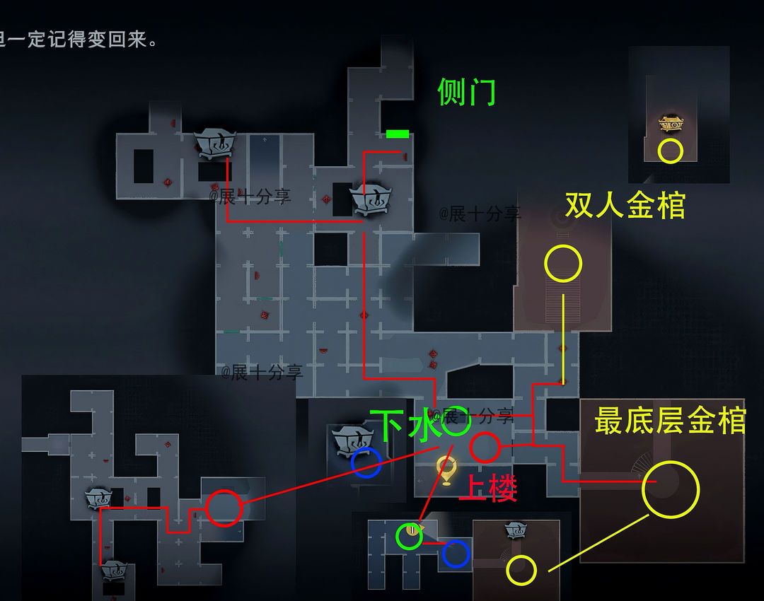 超自然行动组昆仑秘境极限侧门在【上】全地图小抄