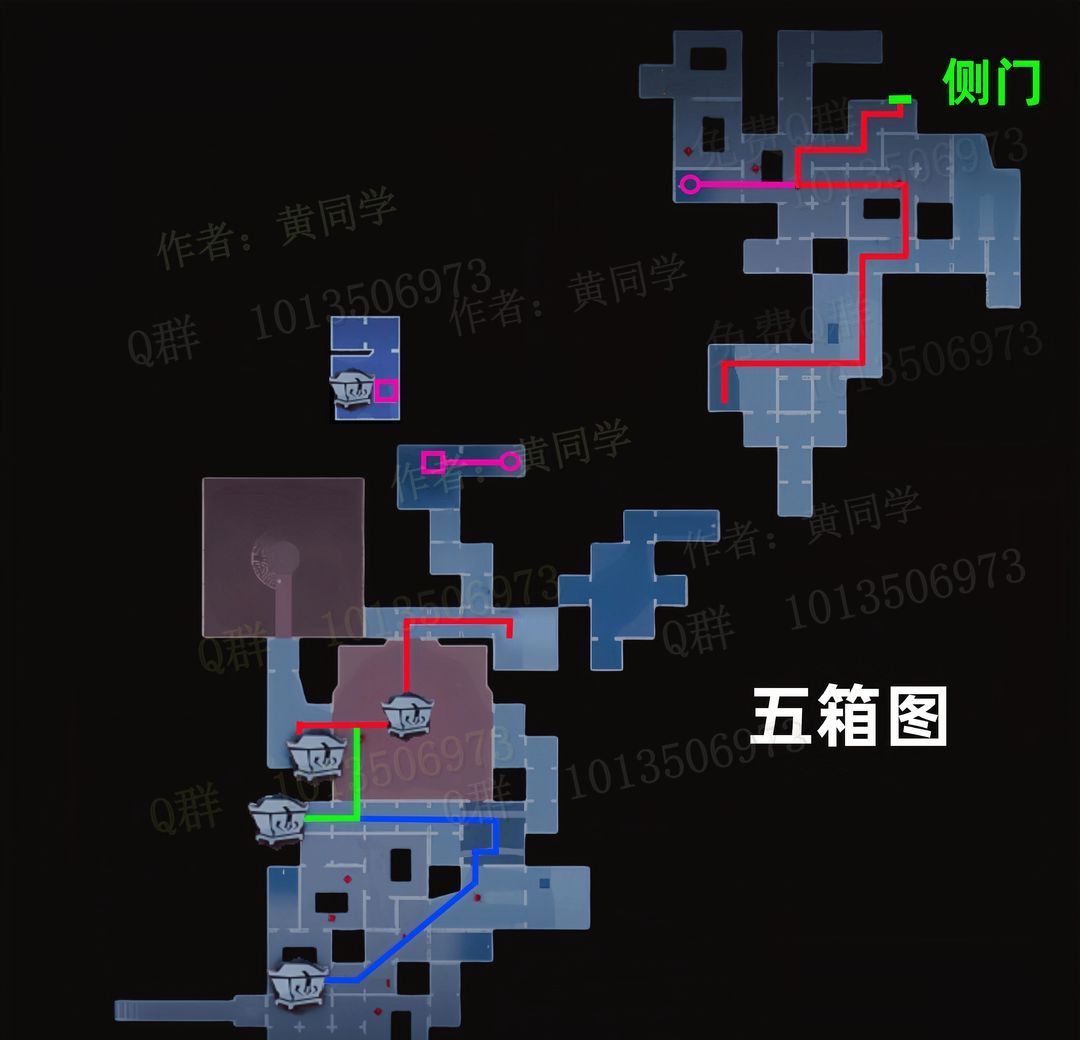 超自然行动组昆仑秘境极限侧门在【上】全地图小抄