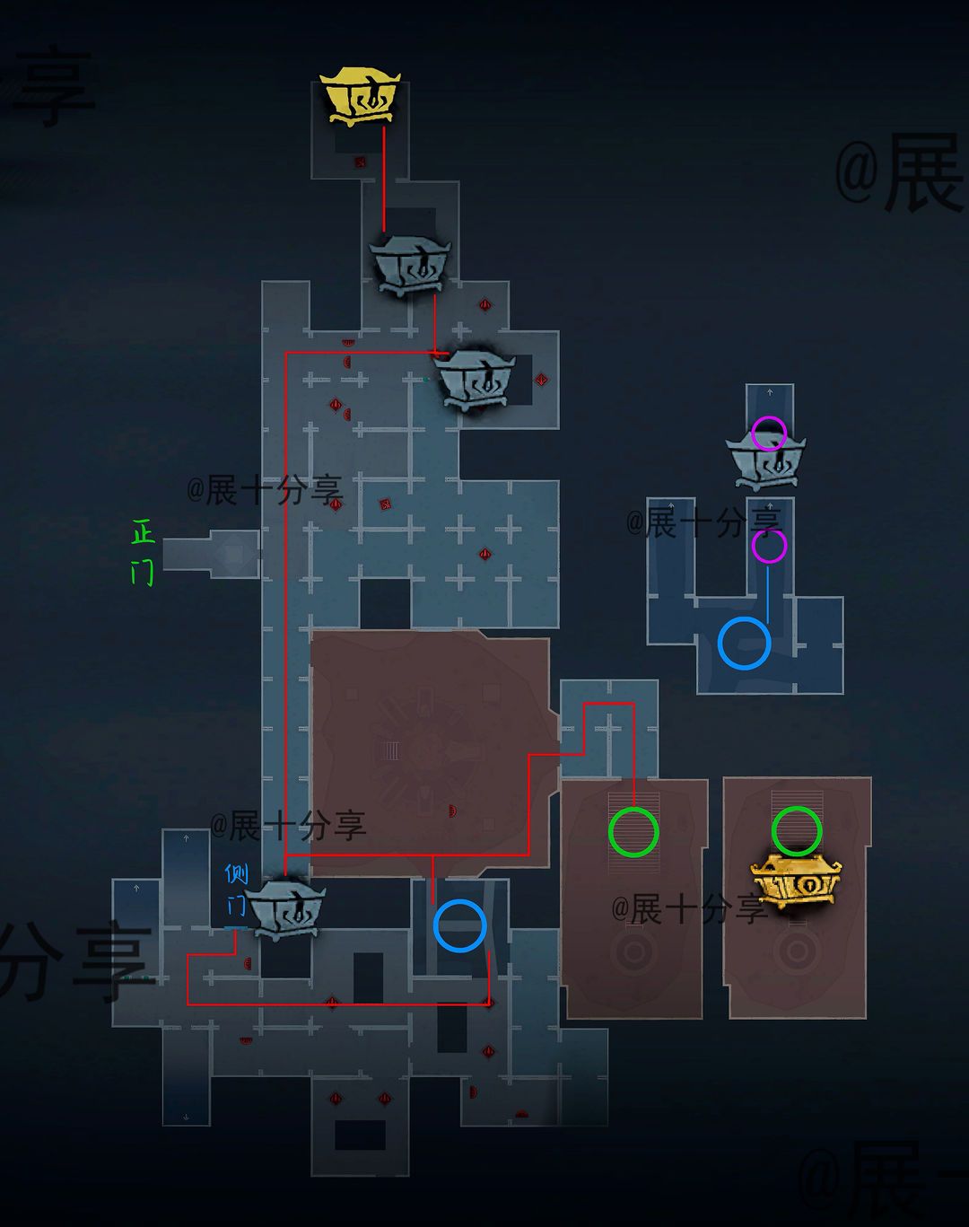 超自然行动组昆仑秘境极限侧门在【上】全地图小抄