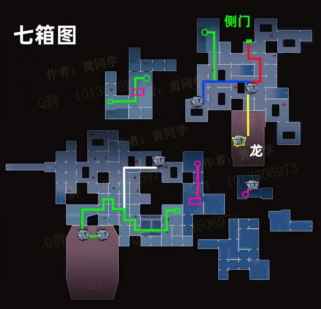 超自然行动组昆仑秘境极限侧门在【上】全地图小抄