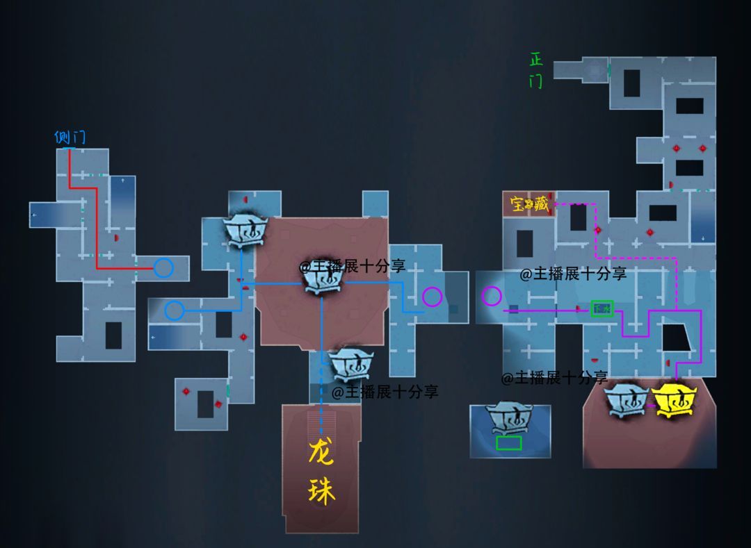超自然行动组昆仑秘境极限侧门在【上】全地图小抄