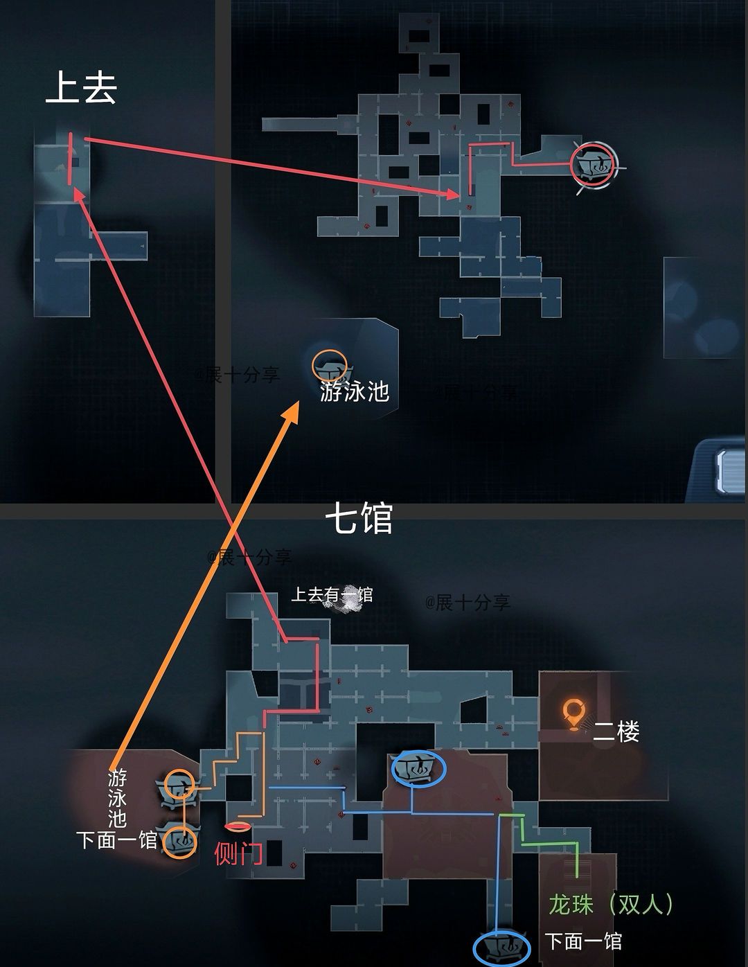 超自然行动组昆仑秘境极限侧门在【下】全地图小抄