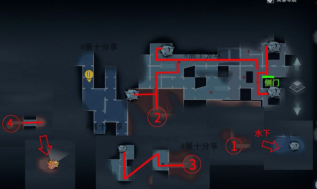 超自然行动组昆仑秘境极限侧门在【下】全地图小抄