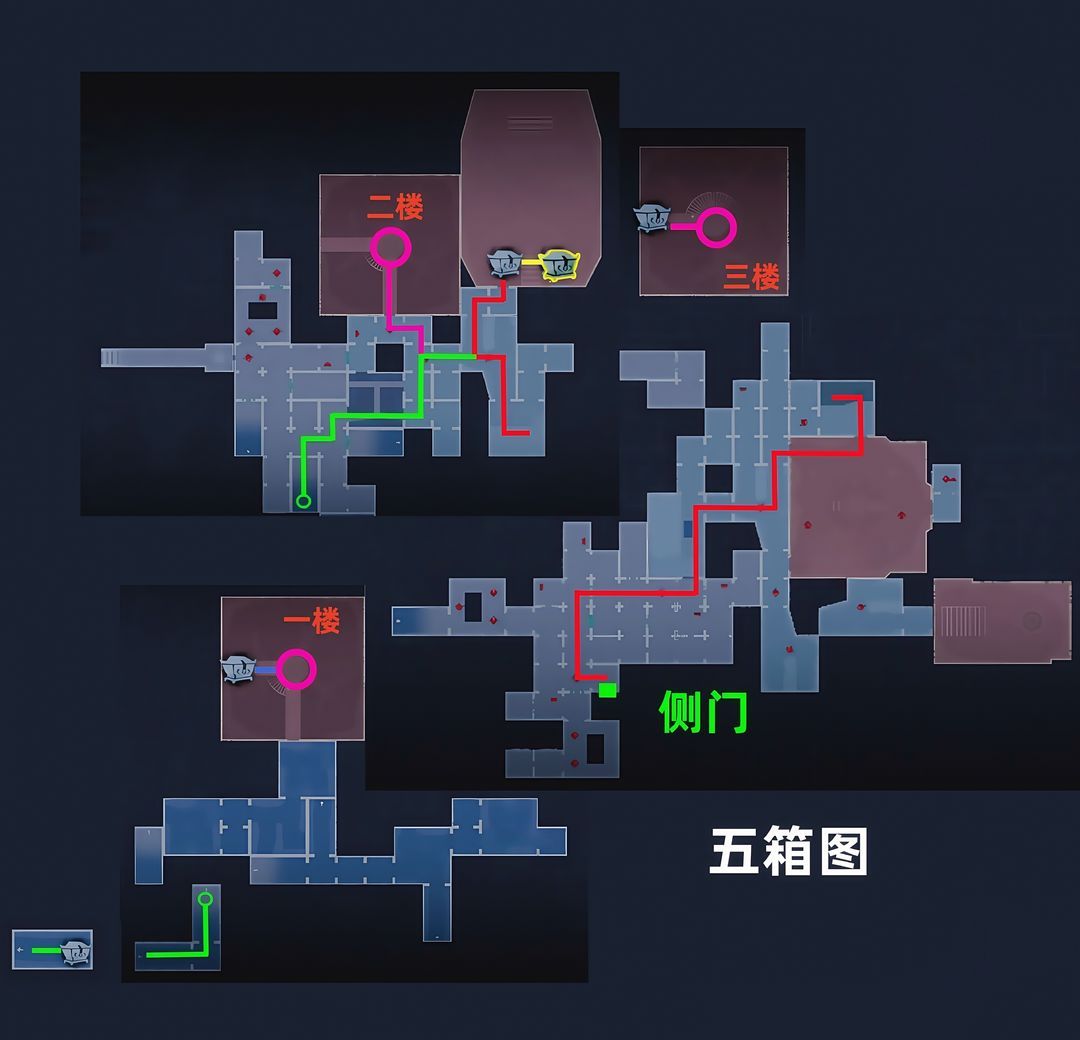 超自然行动组昆仑秘境极限侧门在【下】全地图小抄