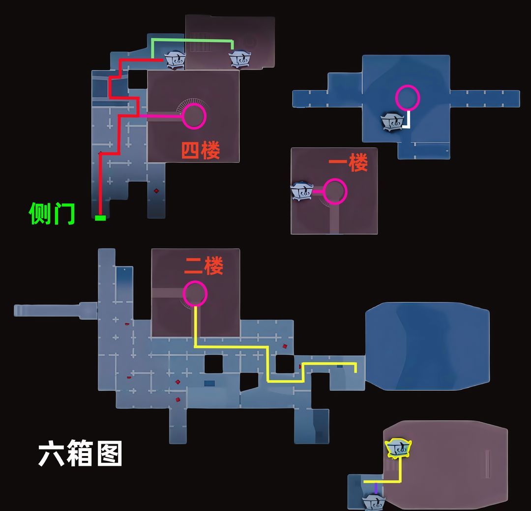 超自然行动组昆仑秘境极限侧门在【下】全地图小抄