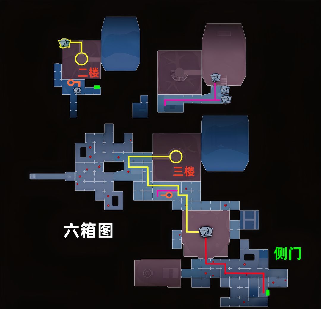 超自然行动组昆仑秘境极限侧门在【右】全地图小抄