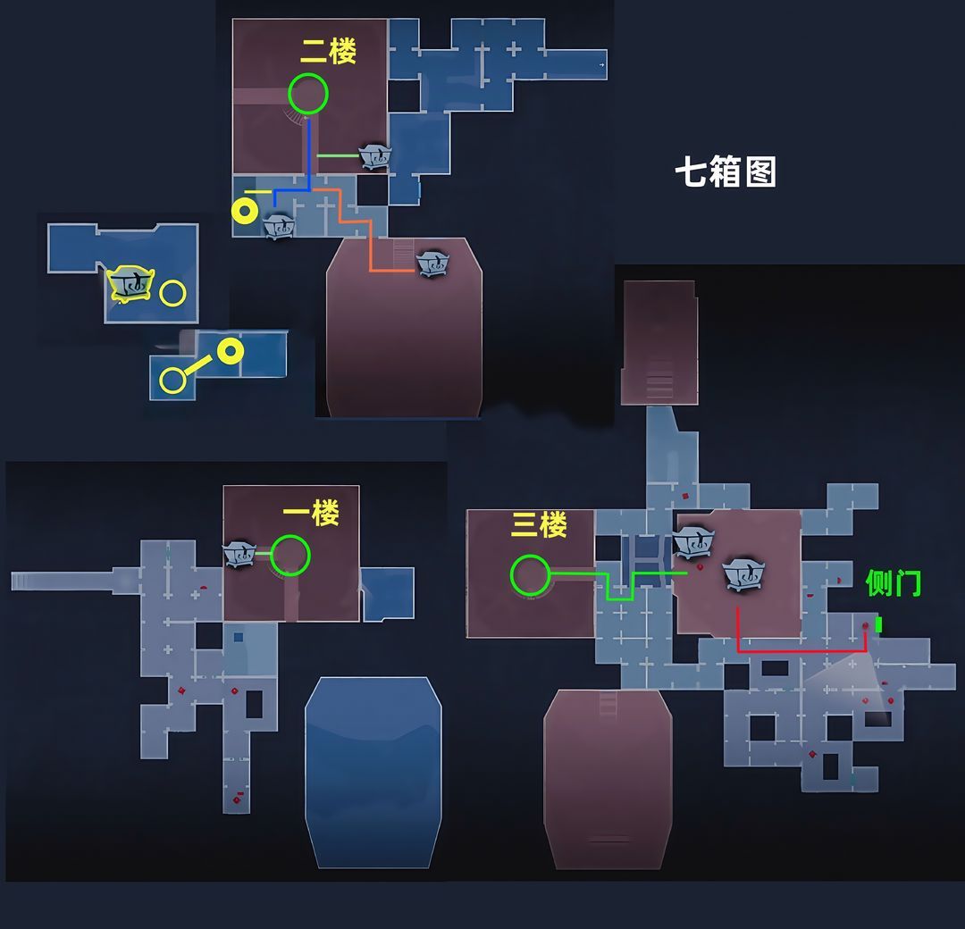 超自然行动组昆仑秘境极限侧门在【右】全地图小抄