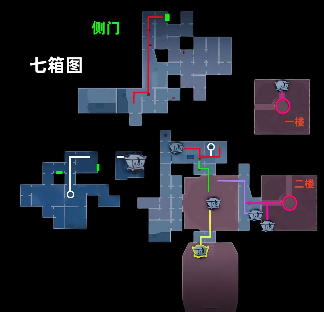 超自然行动组昆仑秘境极限侧门在【右】全地图小抄