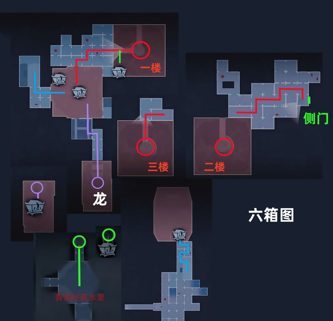 超自然行动组昆仑秘境极限侧门在【右】全地图小抄