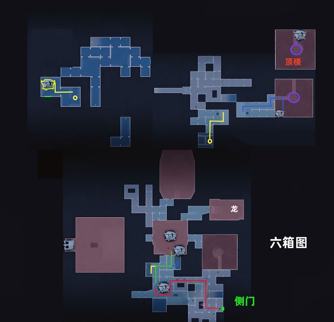 超自然行动组昆仑秘境极限侧门在【右】全地图小抄