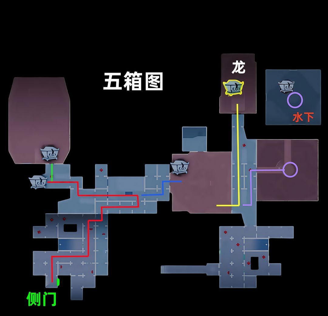 超自然行动组昆仑秘境极限侧门在【右】全地图小抄