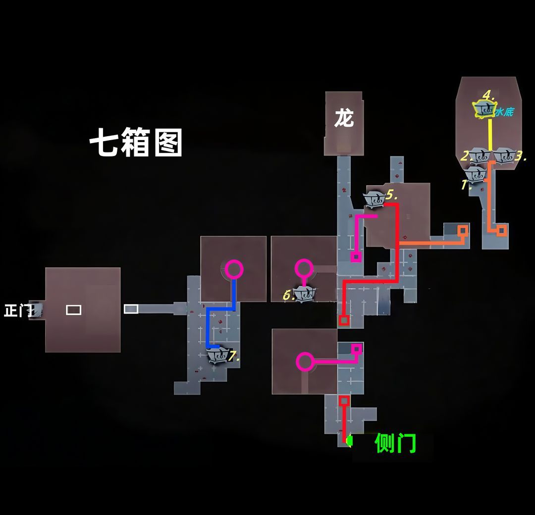 超自然行动组昆仑秘境极限侧门在【右】全地图小抄
