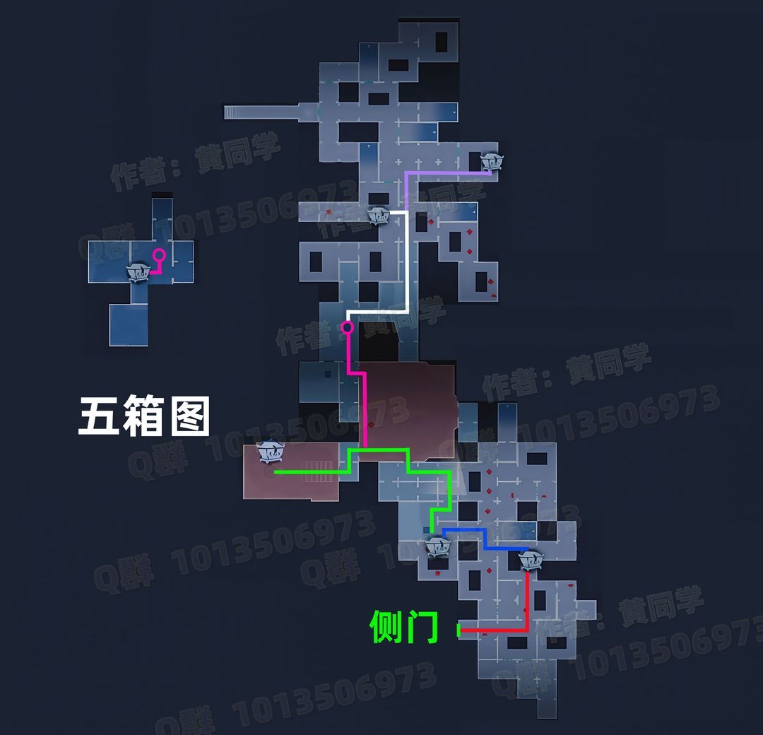 超自然行动组昆仑秘境极限侧门在【左】全地图小抄