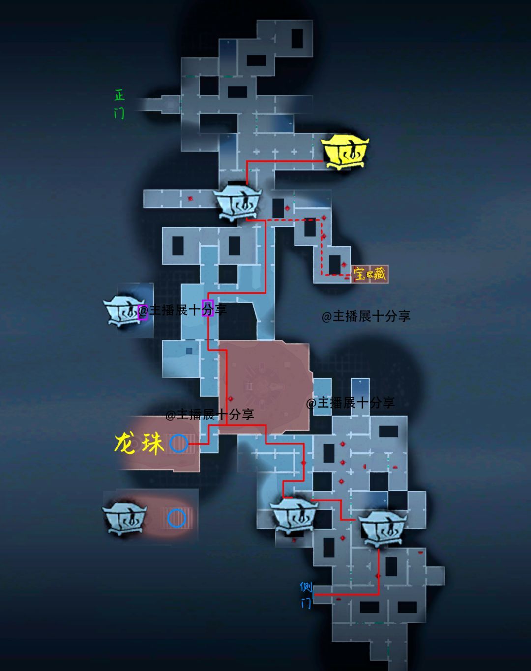超自然行动组昆仑秘境极限侧门在【左】全地图小抄