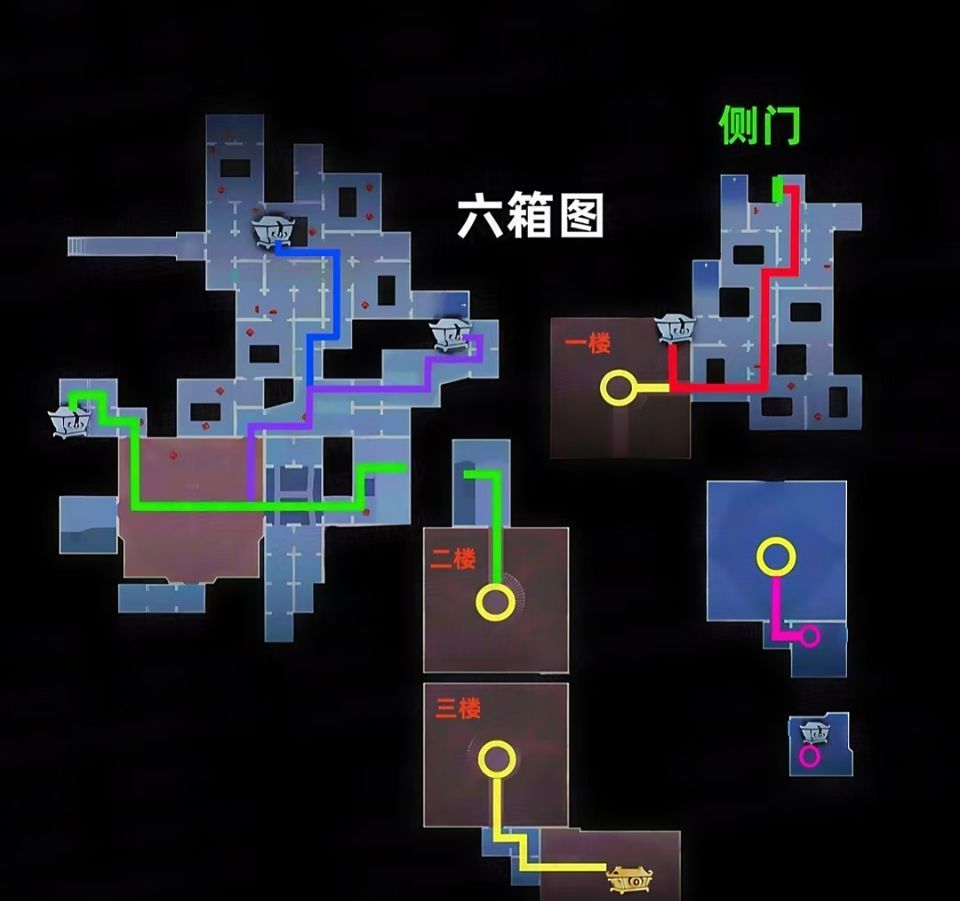超自然行动组昆仑秘境极限侧门在【左】全地图小抄
