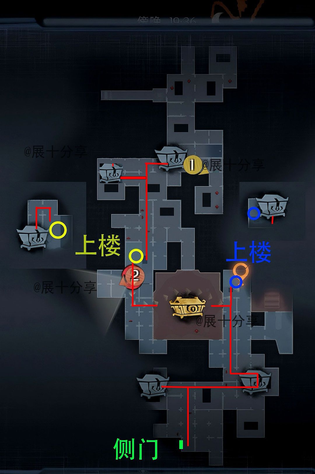 超自然行动组昆仑秘境极限侧门在【左】全地图小抄