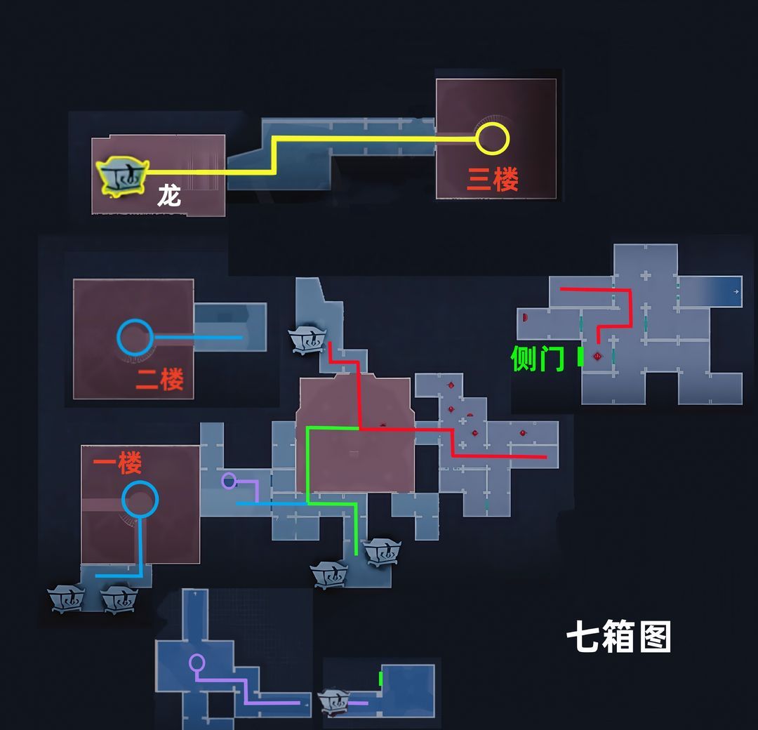 超自然行动组昆仑秘境极限侧门在【左】全地图小抄