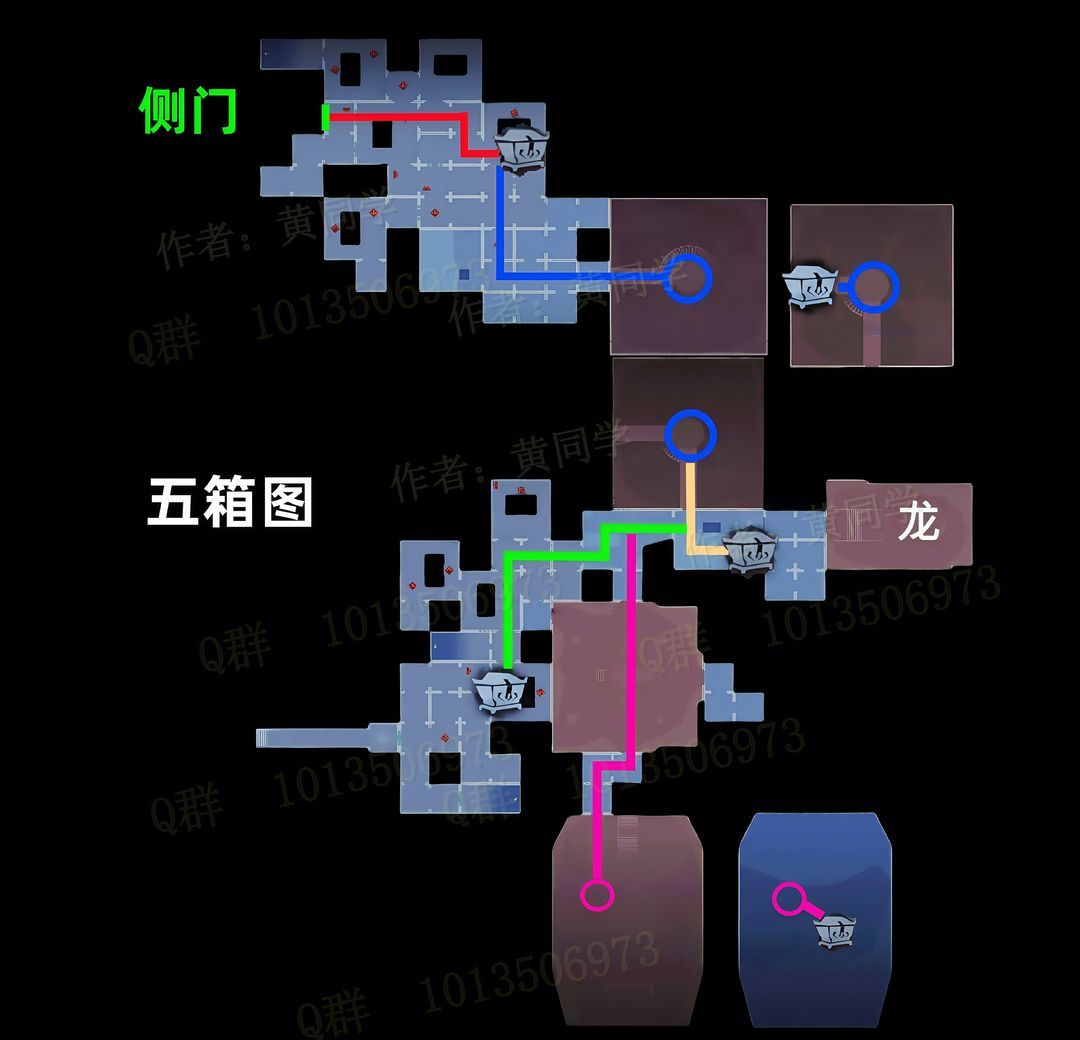 超自然行动组昆仑秘境极限侧门在【左】全地图小抄