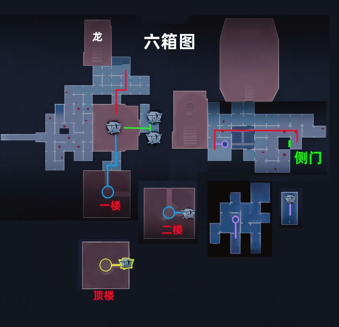 超自然行动组昆仑秘境极限侧门在【左】全地图小抄