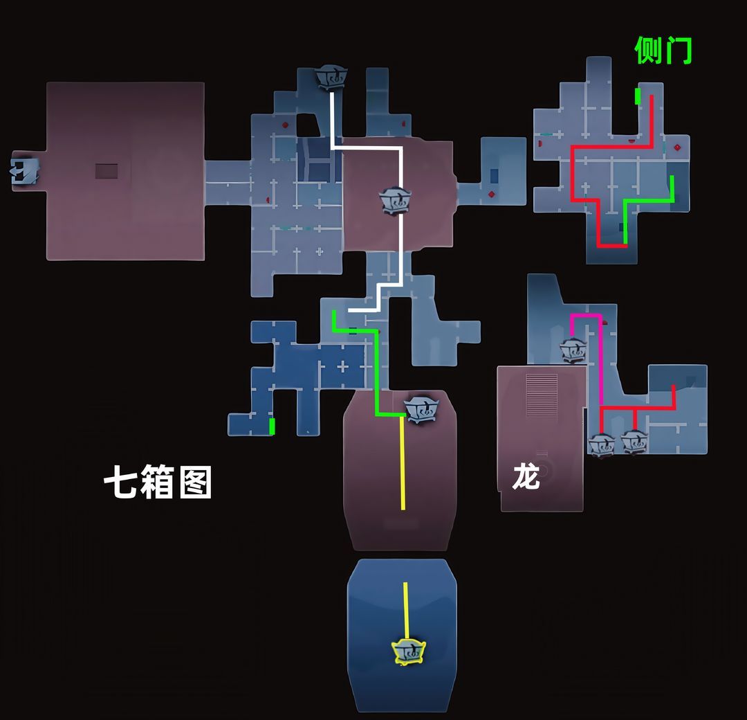 超自然行动组昆仑秘境极限侧门在【左】全地图小抄