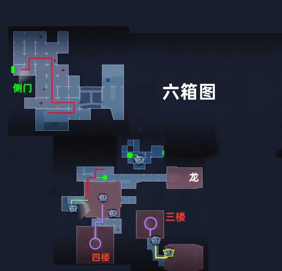 超自然行动组昆仑秘境极限侧门在【左】全地图小抄